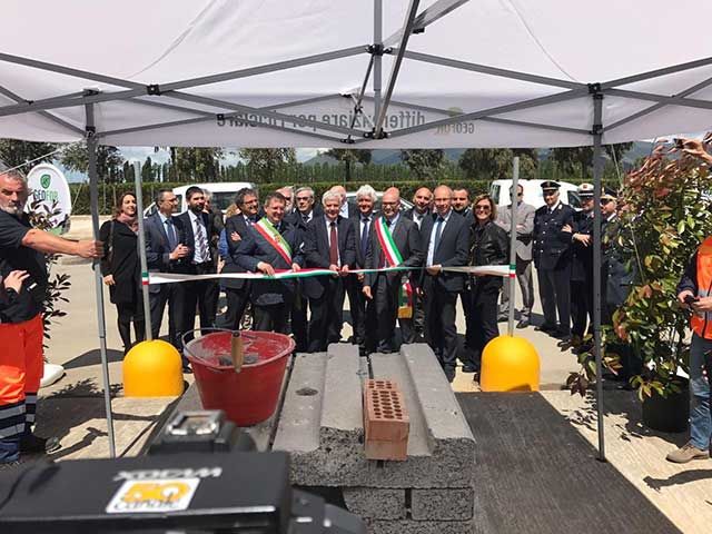 Il nuovo impianto rifiuti Geofor prende forma