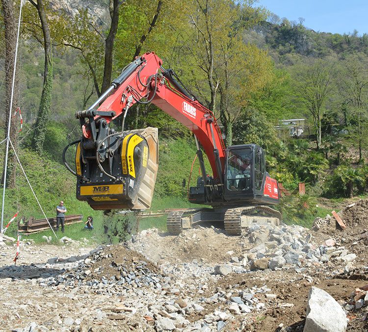 Frantumazione e riciclaggio a km zero