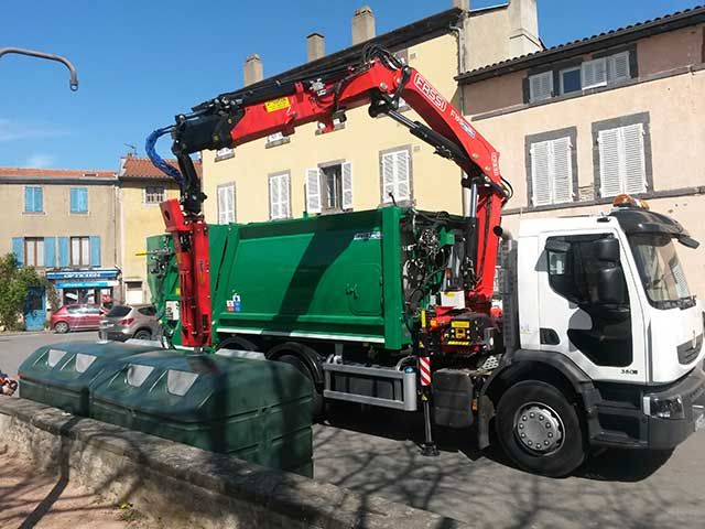 Le novità Fassi per la movimentazione nel settore dell'ecologia