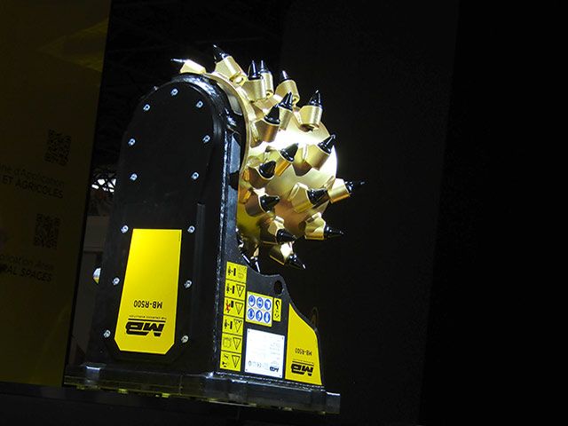 MB Crusher presenta la nuova fresa per miniescavatori alla fiera Intermat di Parigi