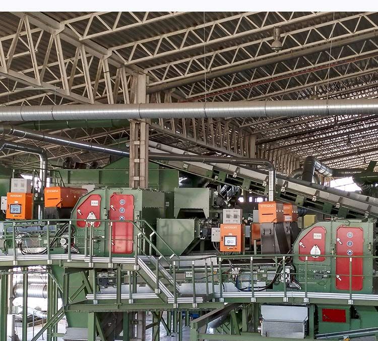 L'impianto di riciclo che riceve i rifiuti di Madrid è ora più automatizzato