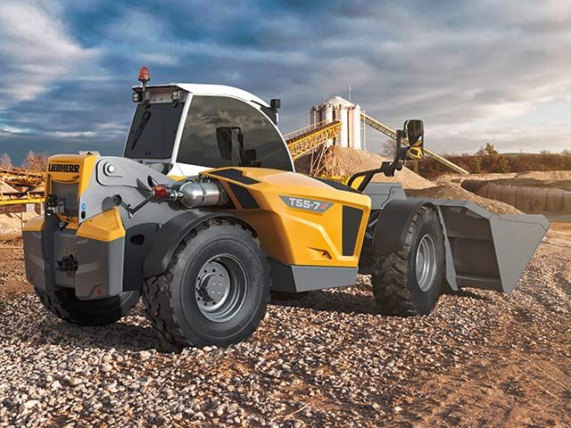 Il sollevatore telescopico T 55-7s Liebherr