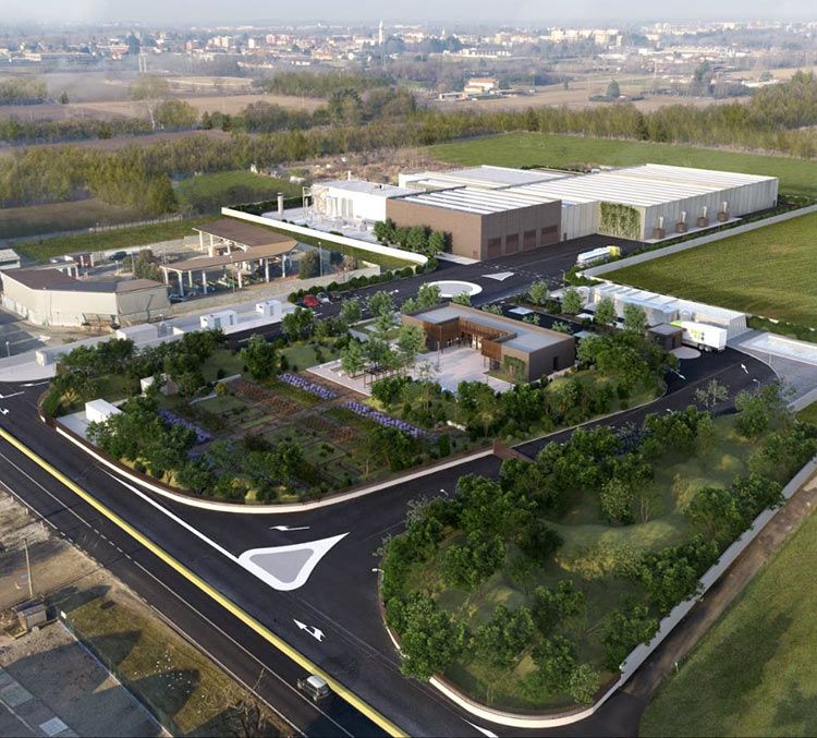 Il nuovo impianto per la produzione di biometano di Amga