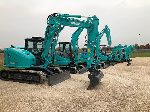 Kobelco Construction Machinery espande l'attività in Italia