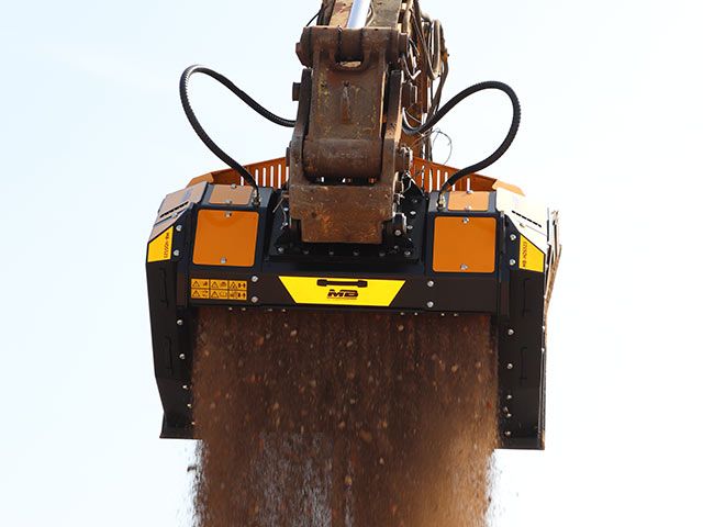MB Crusher presenta al mercato la nuova benna selezionatrice MB-HDS523, una fuoriclasse di produttività