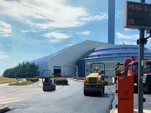 Asfalto sostenibile per il termovalorizzatore di A2A di Brescia