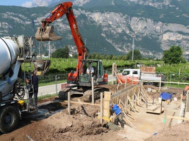 L'impianto lavaggio mezzi agricoli di Lavis