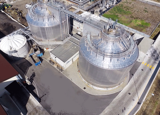 L'impianto di digestione anaerobica di Albairate