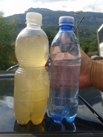 L'acqua prima e dopo il trattamento