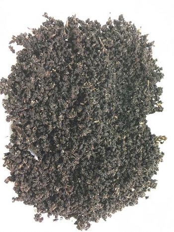 Residuo del 500 larve dopo separazione prepupe lasciato all'aria 24h