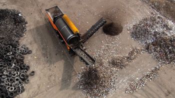 Vaglio Pronar MPB 18.47 - Vagliatura di rifiuto biologicamente stabilizzato