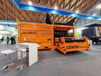 Allreco / Doppstadt Ceron presso lo stand Cesaro Mac Import ad Ecomondo