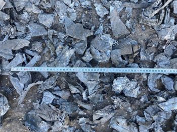 Materiale test in uscita con l’utilizzo della griglia da 70 mm 